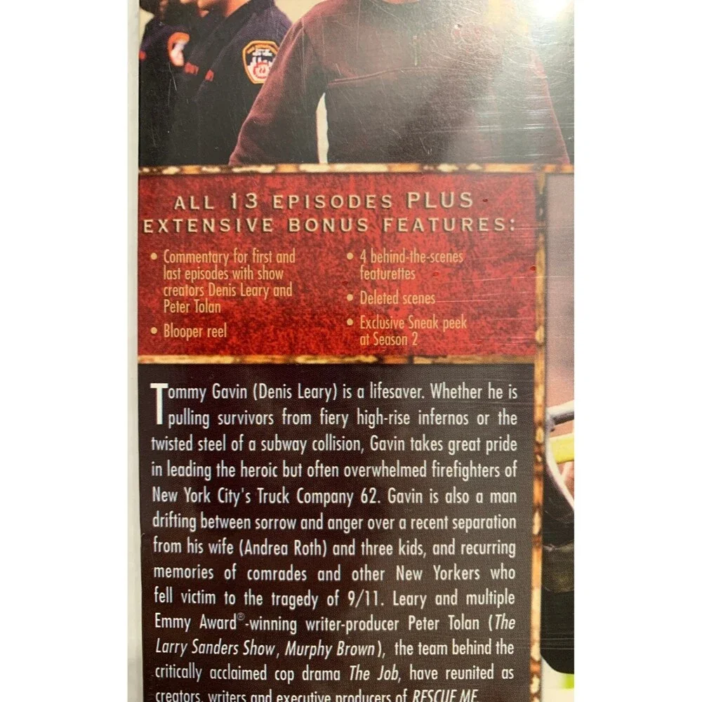 Rescue Me The Complete First Season. New unopened. - Picture 4 of 4